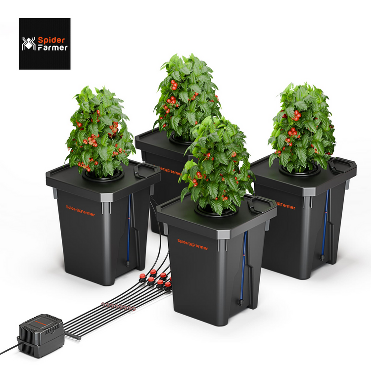 Töpfe und Bewässerung für Indoor Grow