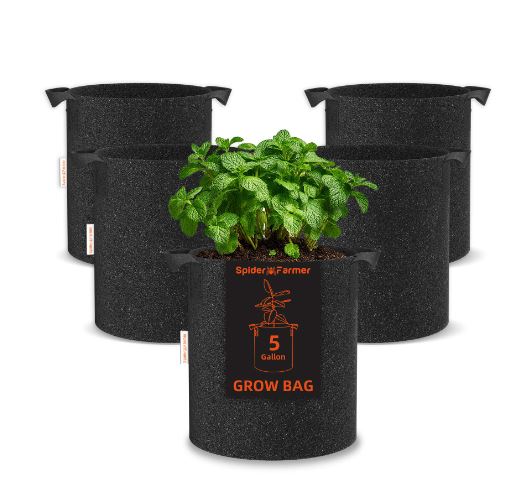 Spider Farmer Grow Bags 5 Gallon 5er Pack