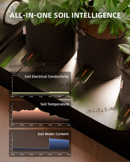 Spider Farmer 3-in-1 Bodensensor Pro – 3er-Set – Funktion und Bedienung