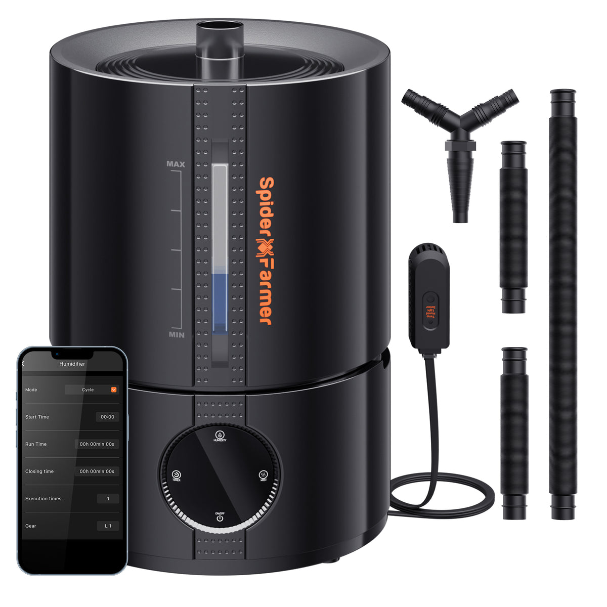 Spider Farmer 5L Smart-Luftbefeuchter – Detailansicht 1 Produktbild