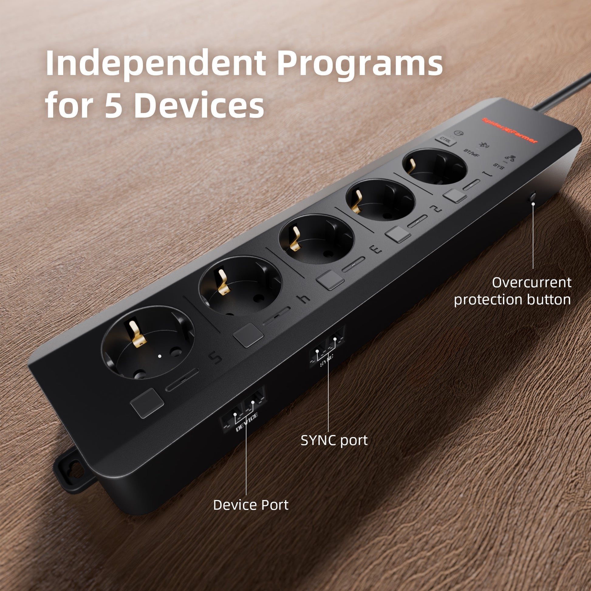 Spider Farmer AC5 Power Strip Kit - Bild 3