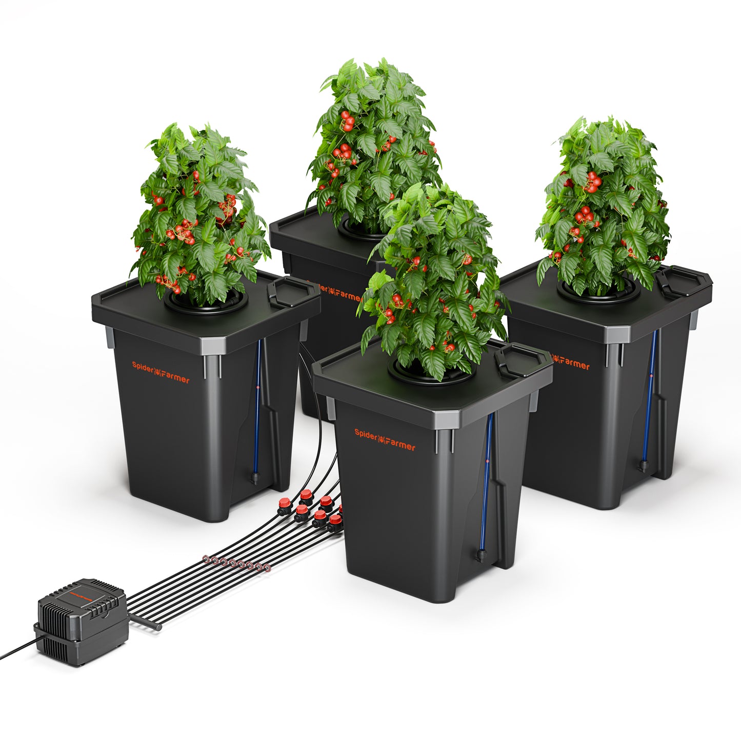 Spider Farmer DWC Hydroponik System 4er Set - Bild 2 Produktbild
