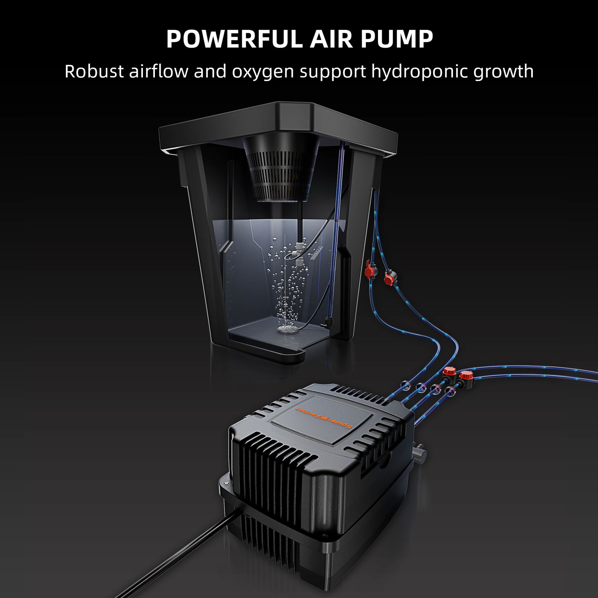 Spider Farmer DWC Hydroponik System 4er Set - Bild 3