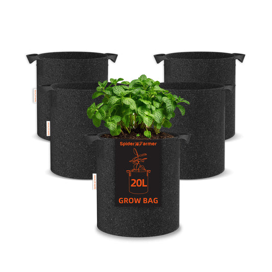 Spider Farmer Grow Bags 5 Gallon 5er Pack - Bild 2