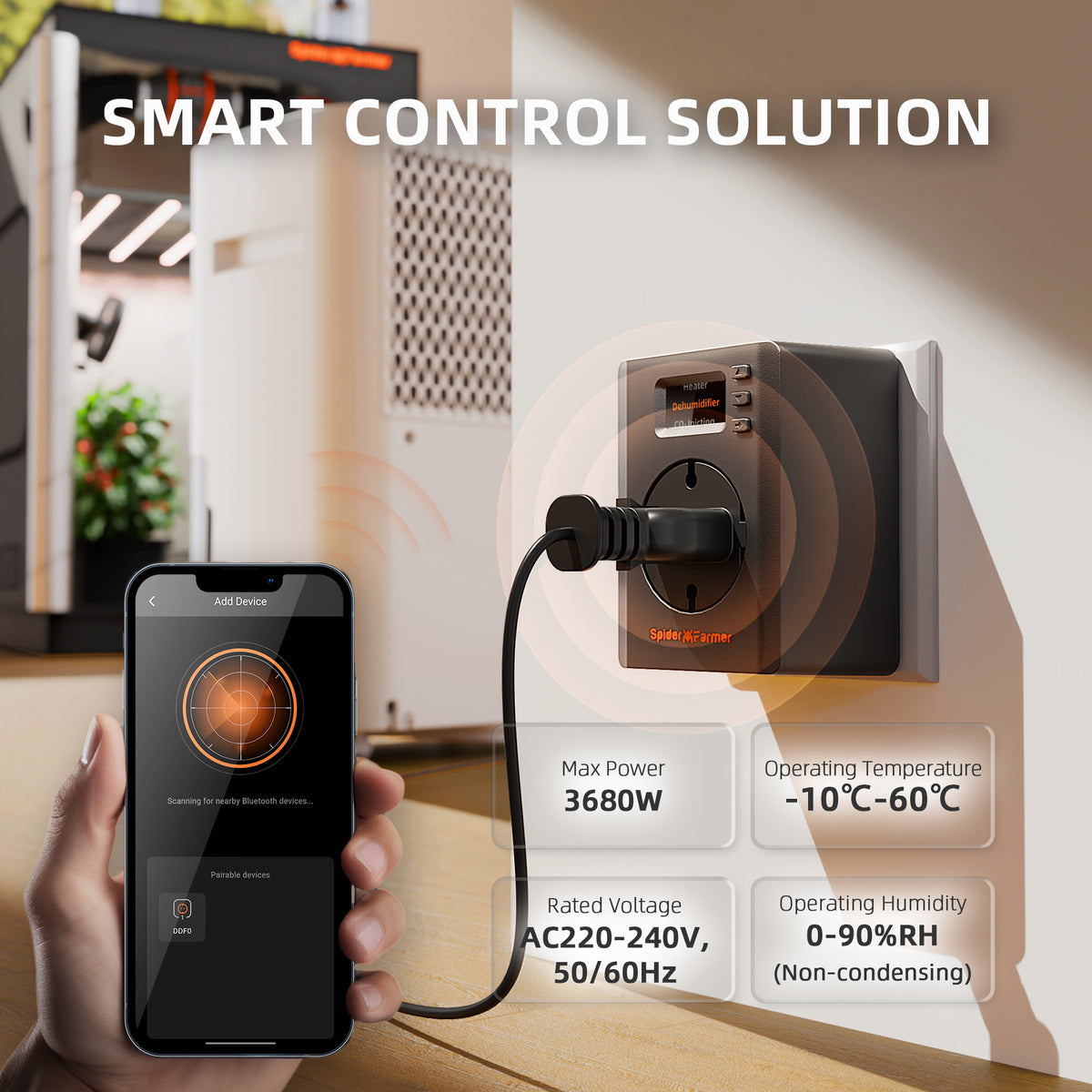 Spider Farmer S-Station Smart Plug – Detailansicht 4 Produktbild